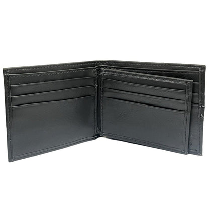 Columbia Men's Bifold Leather Wallet, Black, 9 Card Slots, ID Window Men's Holiday gift