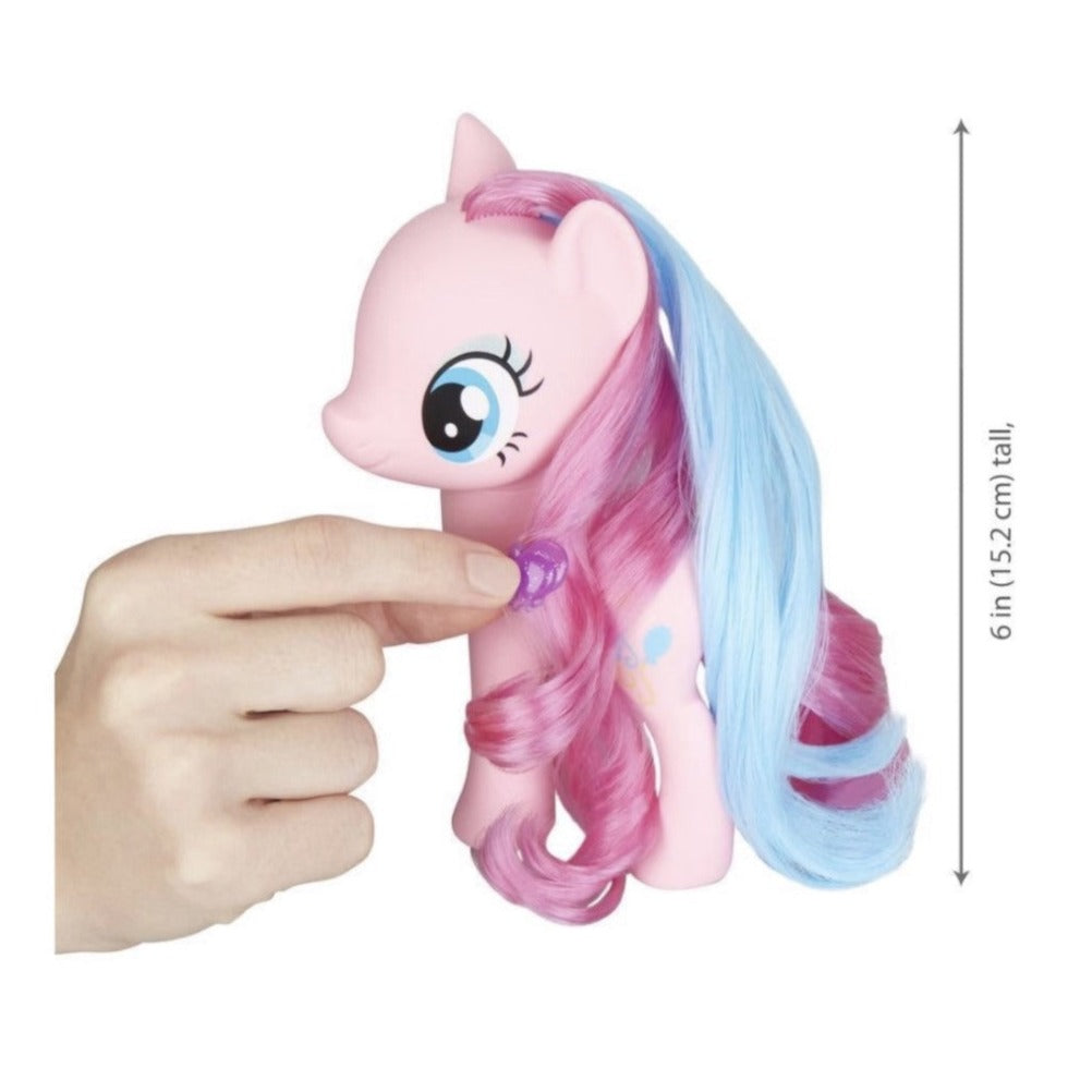 Hasbro My Little Pony Magical Salon Pinkie Pie Toy, 6 In Hair Styling Fashion Pony