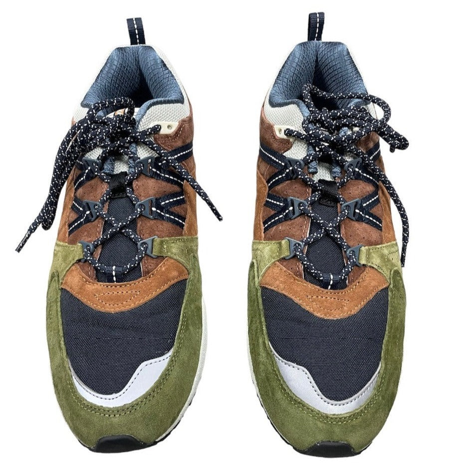 Karhu Fusion 2.0 Trees Of Finland Pack Avocado Brown Sugar Running Shoes, Unisex, Size Men's US 12 (Pre-Owned/Like New) F804131
