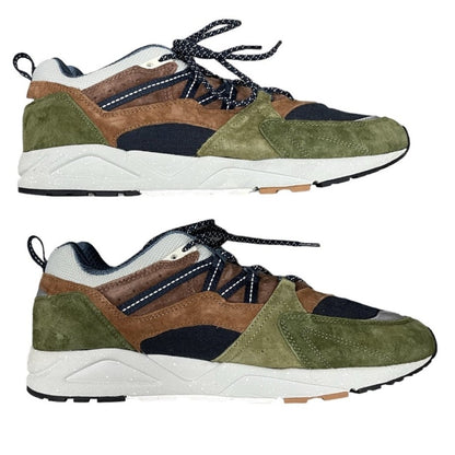 Karhu Fusion 2.0 Trees Of Finland Pack Avocado Brown Sugar Running Shoes, Unisex, Size Men's US 12 (Pre-Owned/Like New) F804131