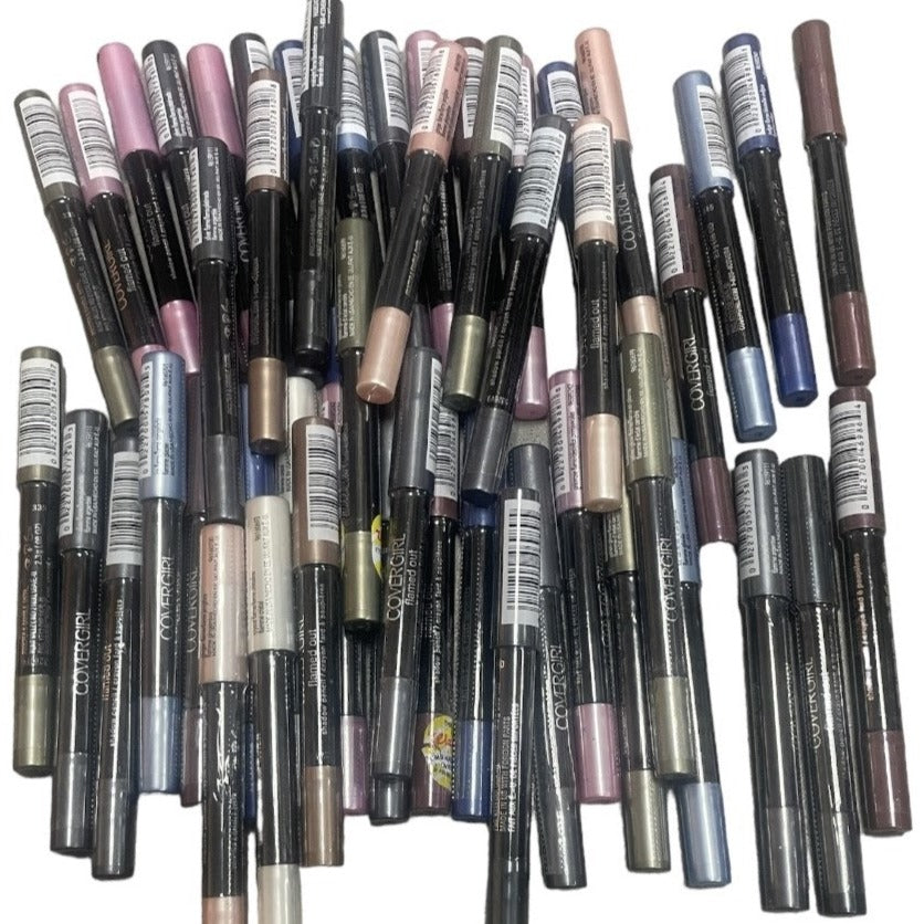 Lot Of 50 Covergirl Flamed Out Shadow Pencil, Assorted Shades, SEALED cosmetics liquidations overstock surplus wholesale 