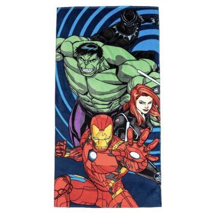 Marvel Avengers Hero Launch Kids Beach Towel 28in x 58in, 100% Cotton