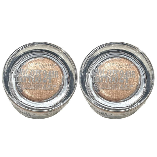 Maybelline Color Tattoo By Eyestudio 24Hr Eyeshadow 25 Bad To The Bronze, 0.14 Oz - Pack Of 2