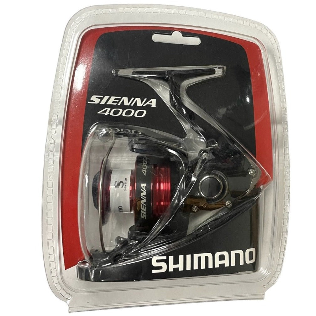 Shimano Fishing Sienna 4000FG Clamp Spinning Reel 4 Bearings, 5.2:3 Ratio, SN4000FGC
