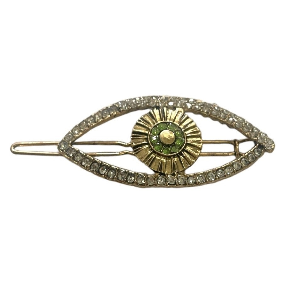 Overstock Hair Accessories - Kristin Ess The Evil Eye Hair Clip Barrette, Gold - Lot Of 12