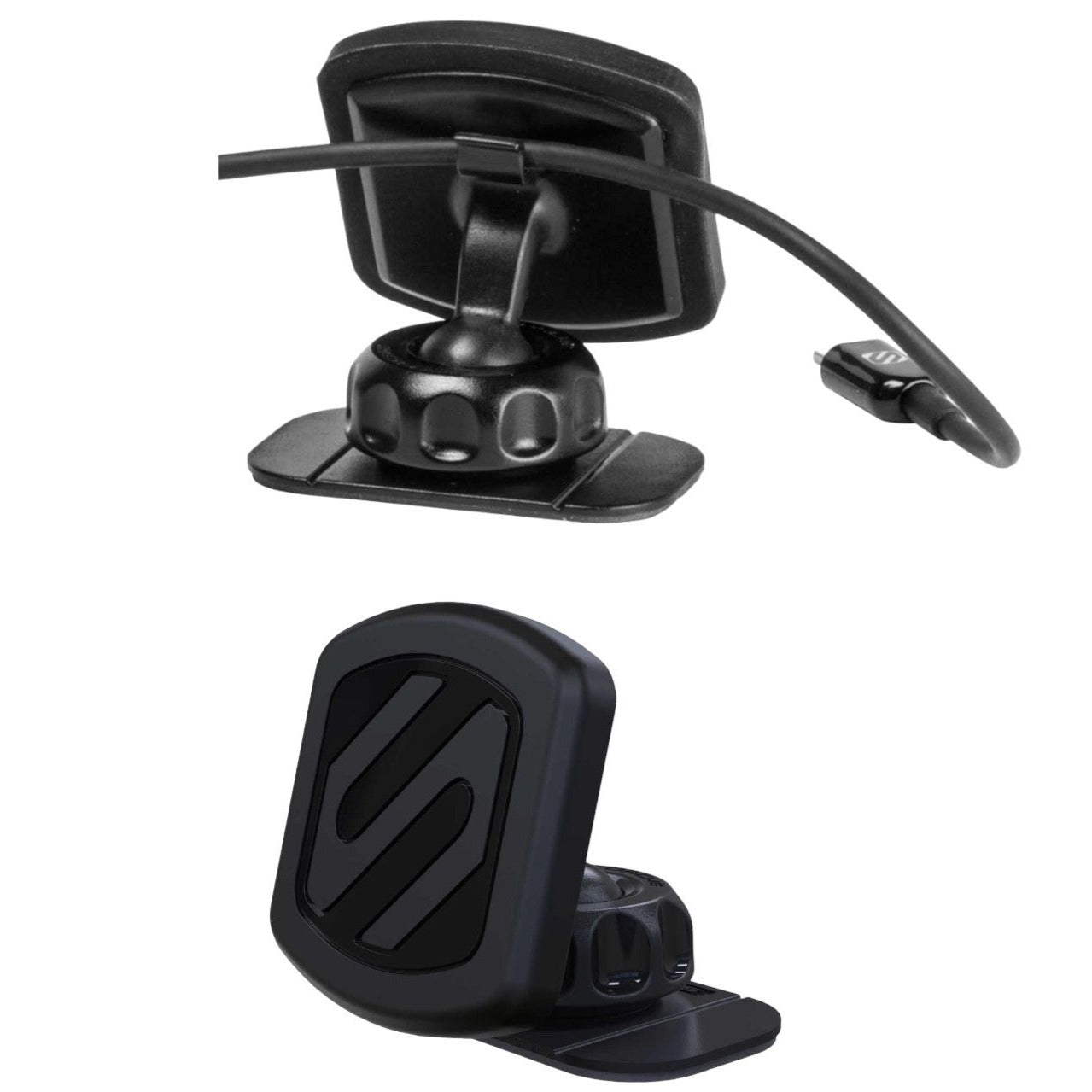 Scosche MagicMount Universal Magnetic Phone Mount For Cars, Home, Or Office, Black