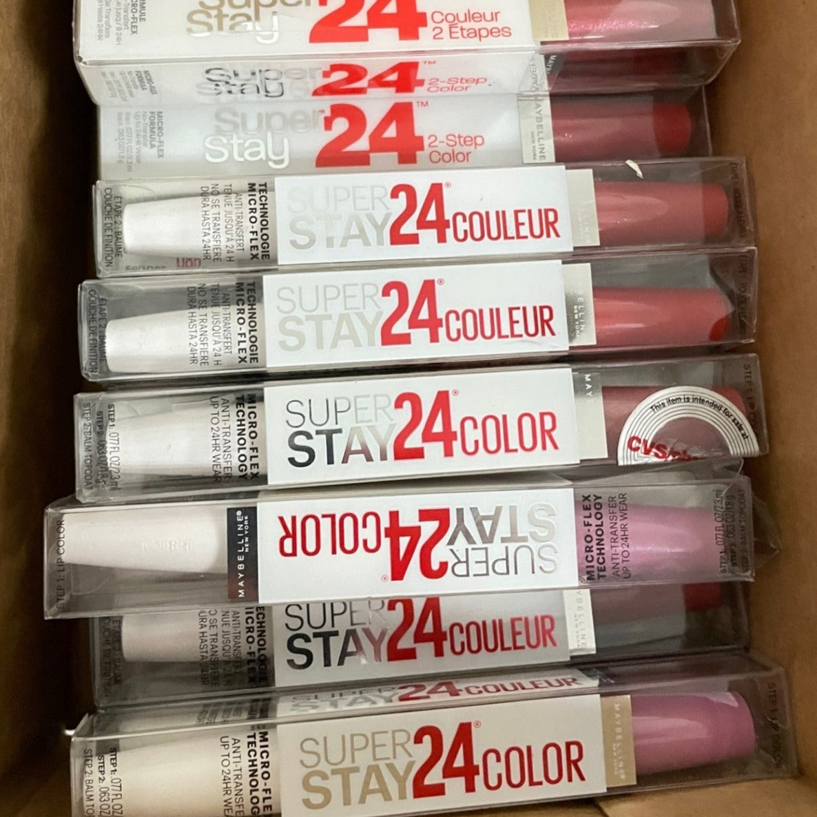 Shelf Pull Makeup - Maybelline Super Stay 24 Hour 2-Step Lip Colo
