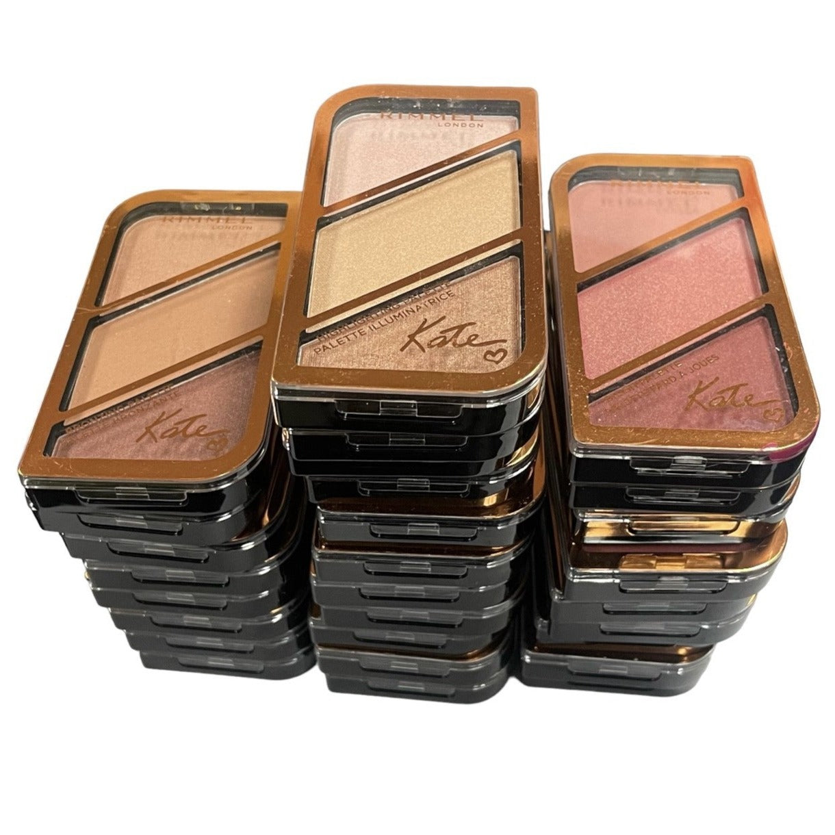Shelf Pull Makeup - Rimmel Kate Palette, Assortment Of Blush, Highlighting & Bronzing - 28 Units cosmetics liquidation wholesale surplus overstock invenory