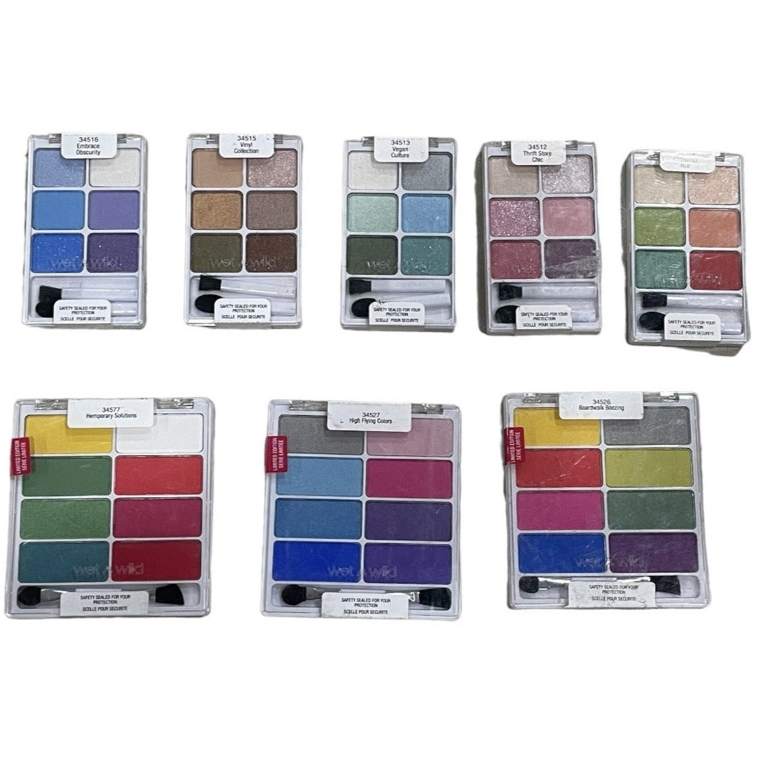 Shelf Pull Makeup - Wet N Wild Coloricon Eyeshadow Palette, Assorted - 50 Units cosmetics liquidations wholesale surplus overstock