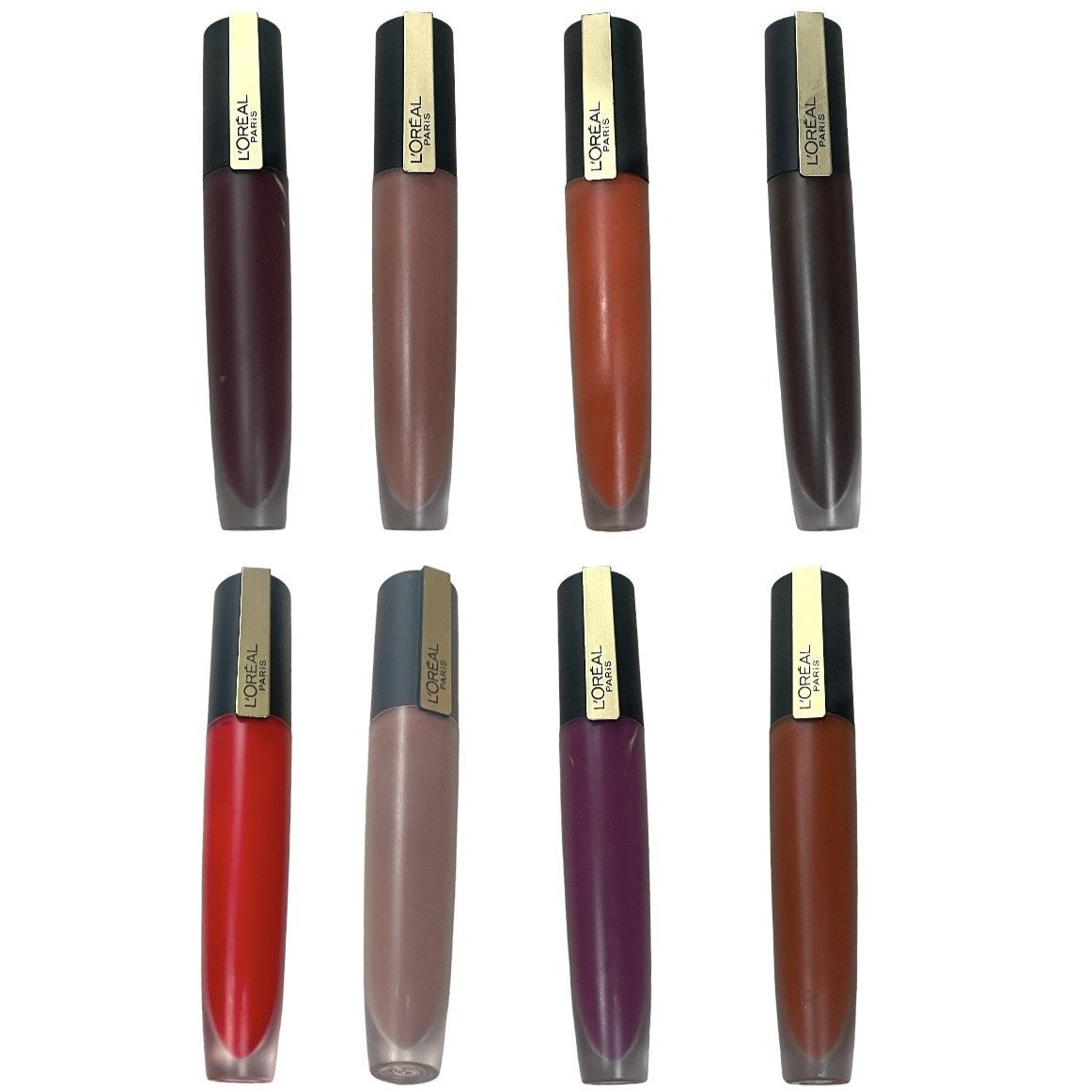 Shelf Pull Makeup L'Oreal Rouge Signature Matte Lip Stain, Assorted Shades - 75 Units, cosmetics liquidation wholesale overstock surplus