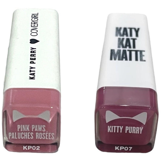 Overstock Makeup COVERGIRL Katy Kat MATTE Lipstick KP02 Pink Paws & KP07 Kitty Purry (48 PCs Lot)
