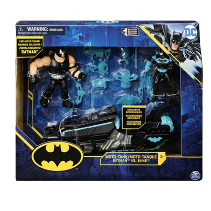 Spin Master Batman Moto-Tank Vehicle With 4 Inch Bane, Batman Action Figure And 12 Accessories