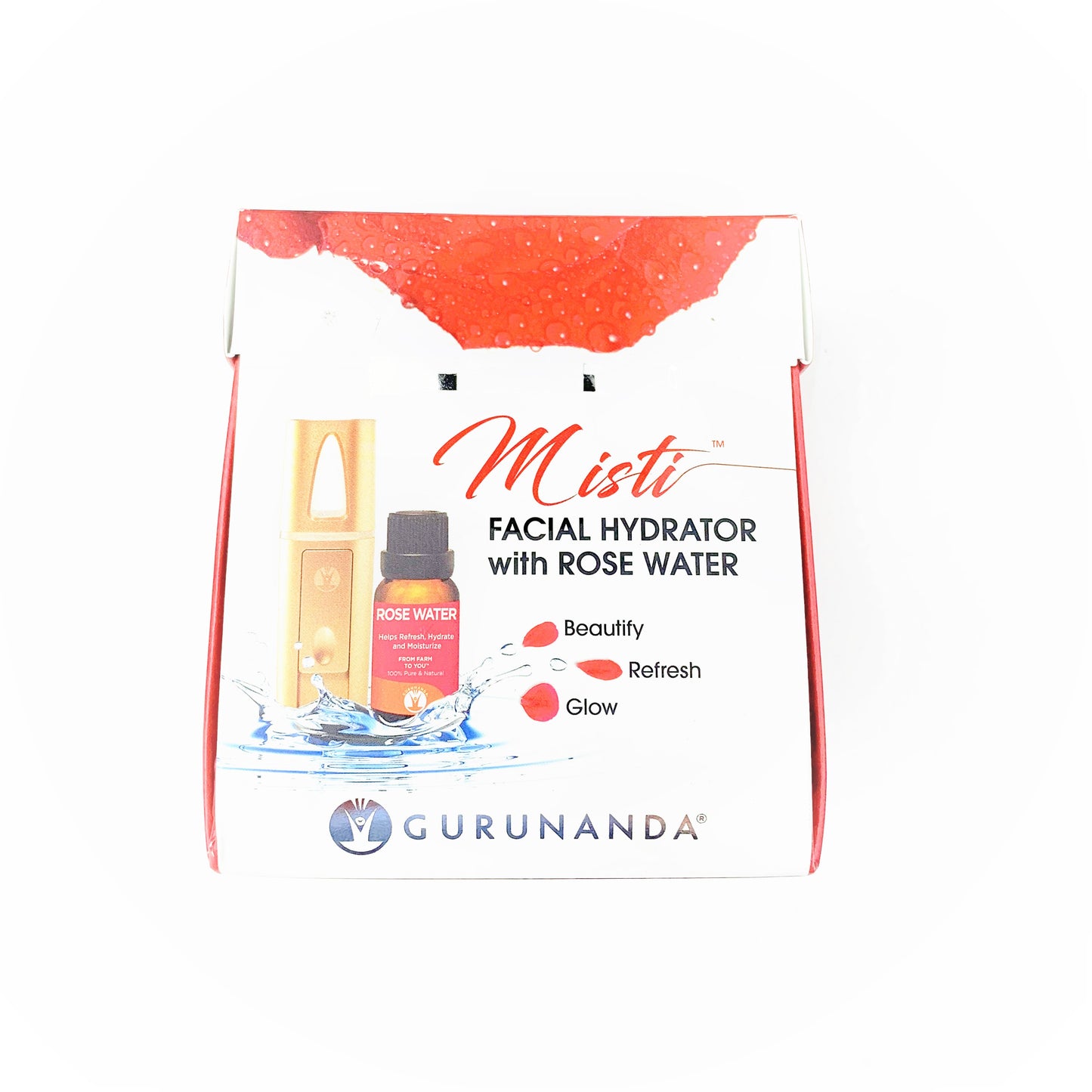 Gurunanda Misti Facial Hydrator Kit With Rose Water