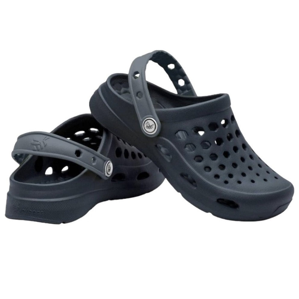 Joybees Toddler Harper Slip-On Water Shoes, Black, Size 4-5