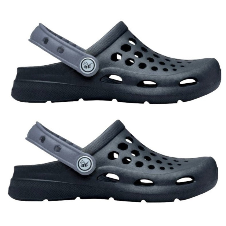 Joybees Toddler Harper Slip-On Water Shoes, Black, Size 4-5