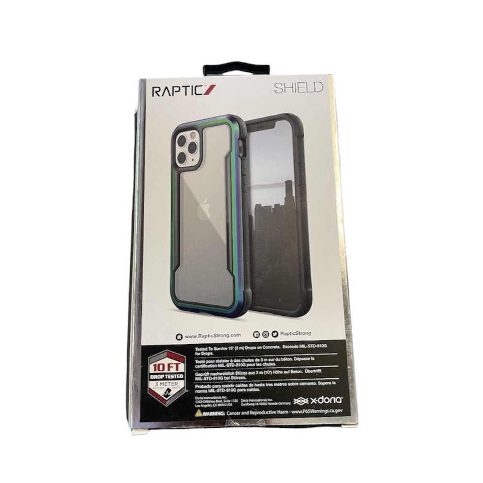 Raptic Shield Case For iPhone 12 12 Pro, Shock Absorbing, Iridescent