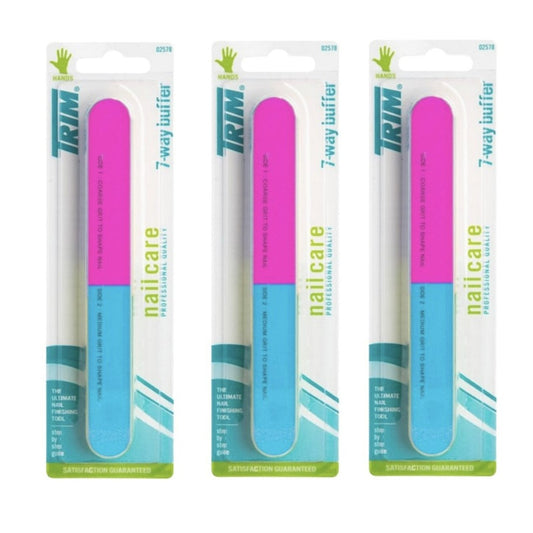 TRIM 7-Way Color Coded Nail Finishing Buffer